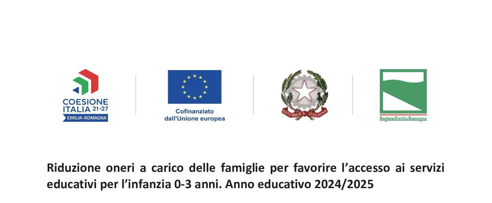 Riduzione oneri a carico delle famiglie per favorire l’accesso ai servizi educativi per l’infanzia 0-3 anni. Anno educativo 2024/2025